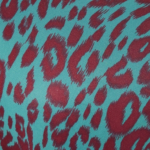 Asymmetrical Leopard Print One-shoulder Dress - Picture 3 of 5